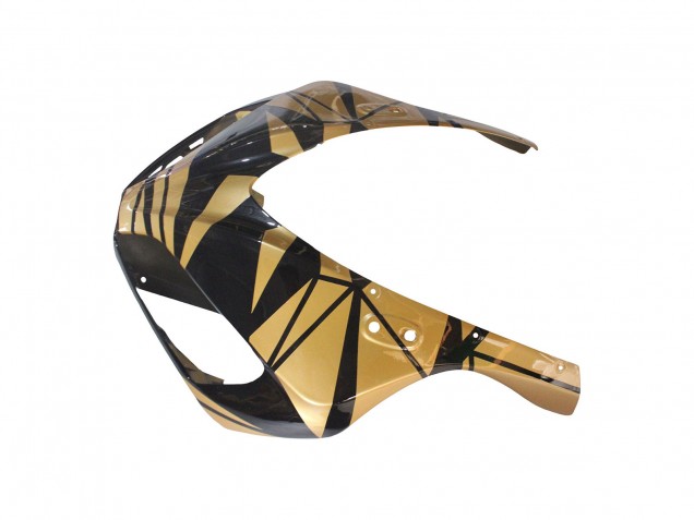 Erschwingliche Honda CBR1000RR Motorrad Verkleidung 2006-2007 - Gold Glanzendes Schwarz