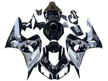 Erschwingliche Honda CBR1000RR Motorrad Verkleidung 2006-2007 - Silber Glanzendes Schwarz Red Bull