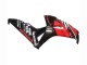 Erschwingliche Honda CBR1000RR Motorrad Verkleidung 2006-2007 - Rot Glanzendes Schwarz