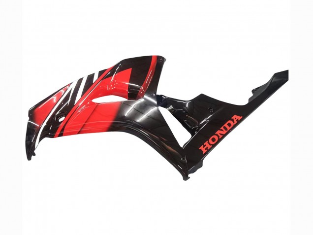 Erschwingliche Honda CBR1000RR Motorrad Verkleidung 2006-2007 - Rot Glanzendes Schwarz