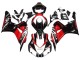 Erschwingliche Honda CBR1000RR Motorrad Verkleidung 2006-2007 - Rot Glanzendes Schwarz