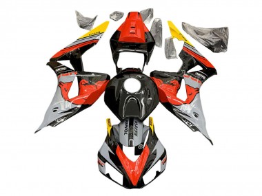 Erschwingliche Honda CBR1000RR Motorrad Verkleidung 2006-2007 - Nardo Grau Rot Gelb Glanzendes Schwarz Red Bull Repsol HRC
