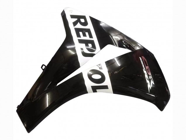 Erschwingliche Honda CBR1000RR Motorrad Verkleidung 2008-2011 - Glanzendes Schwarz Weiss Repsol 93