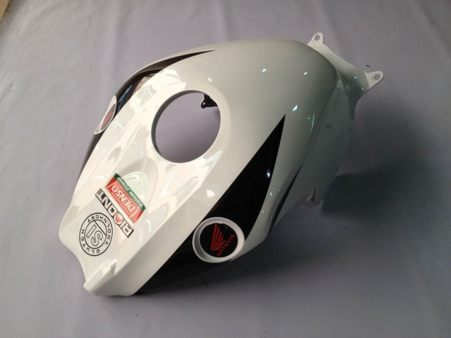 Erschwingliche Honda CBR1000RR Motorrad Verkleidung 2012-2016 - Weiss Glanzendes Schwarz Rizoma Playboy