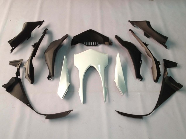 Erschwingliche Honda CBR1000RR Motorrad Verkleidung 2012-2016 - Weiss Glanzendes Schwarz Rizoma Playboy