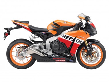 Erschwingliche Honda CBR1000RR Motorrad Verkleidung 2012-2016 - Orange Weiss Rot Repsol