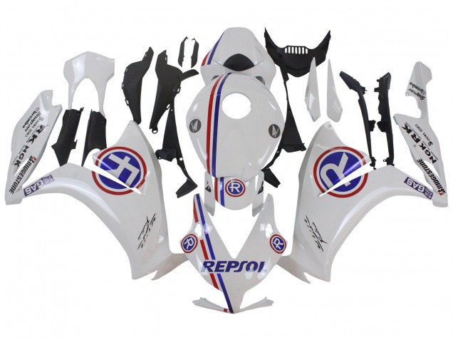 Erschwingliche Honda CBR1000RR Motorrad Verkleidung 2012-2016 - Weiss Blau Rot Repsol