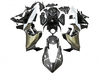 Erschwingliche Honda CBR1000RR Motorrad Verkleidung 2017-2023 - Grau Weiss Schwarz Carbonfaser