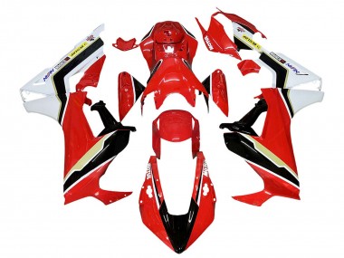 Erschwingliche Honda CBR1000RR Motorrad Verkleidung 2017-2023 - Weiss Rot Schwarz