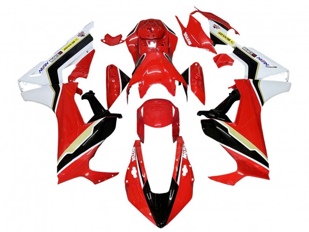 Erschwingliche Honda CBR1000RR Motorrad Verkleidung 2017-2023 - Weiss Rot Schwarz