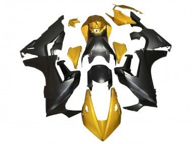 Erschwingliche Honda CBR1000RR Motorrad Verkleidung 2017-2023 - Gold Matt Schwarz