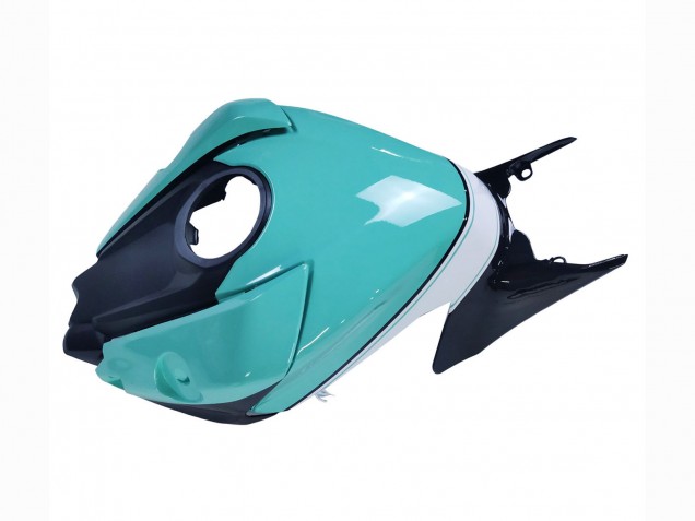 Erschwingliche Honda CBR1000RR Motorrad Verkleidung 2017-2023 - Weiss Hellblau Glanzendes Schwarz