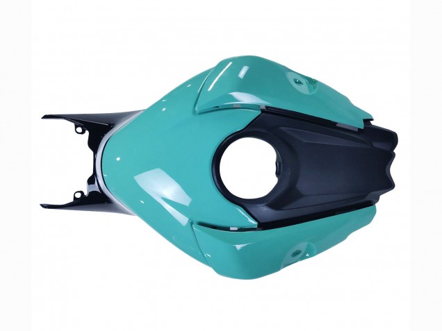 Erschwingliche Honda CBR1000RR Motorrad Verkleidung 2017-2023 - Weiss Hellblau Glanzendes Schwarz