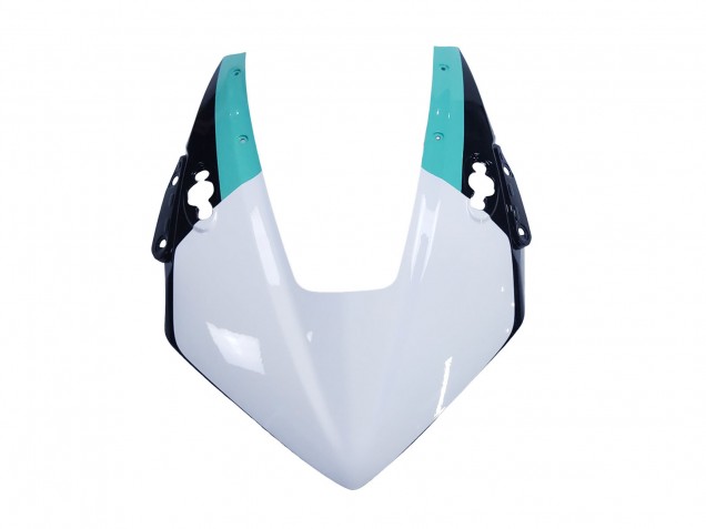 Erschwingliche Honda CBR1000RR Motorrad Verkleidung 2017-2023 - Weiss Hellblau Glanzendes Schwarz