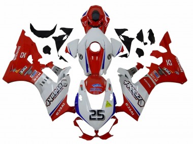 Erschwingliche Honda CBR1000RR Motorrad Verkleidung 2017-2023 - Weiss Rot Blau 25