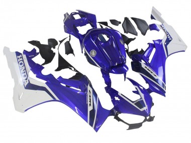 Erschwingliche Honda CBR1000RR Motorrad Verkleidung 2017-2023 - Weiss Blau