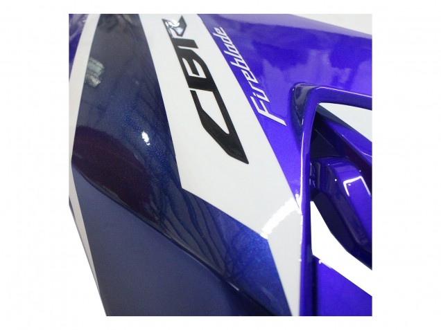 Erschwingliche Honda CBR1000RR Motorrad Verkleidung 2017-2023 - Weiss Blau