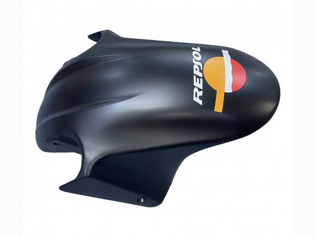 Erschwingliche Honda CBR600RR Motorrad Verkleidung 2003-2004 - Matt Schwarz Orange Repsol Rossi 46