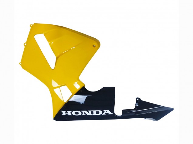 Erschwingliche Honda CBR600RR Motorrad Verkleidung 2003-2004 - Gelb Glanzendes Schwarz