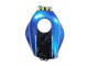 Erschwingliche Honda CBR600RR Motorrad Verkleidung 2003-2004 - Blau Neon Gelb Glanzendes Schwarz Hai