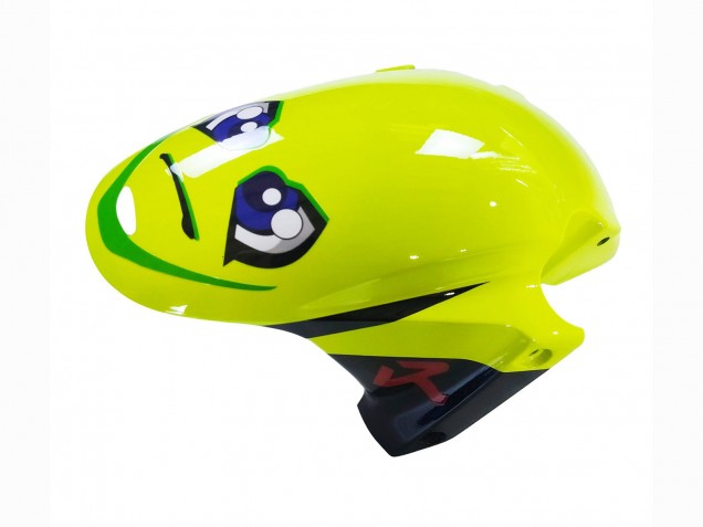 Erschwingliche Honda CBR600RR Motorrad Verkleidung 2003-2004 - Blau Neon Gelb Glanzendes Schwarz Hai