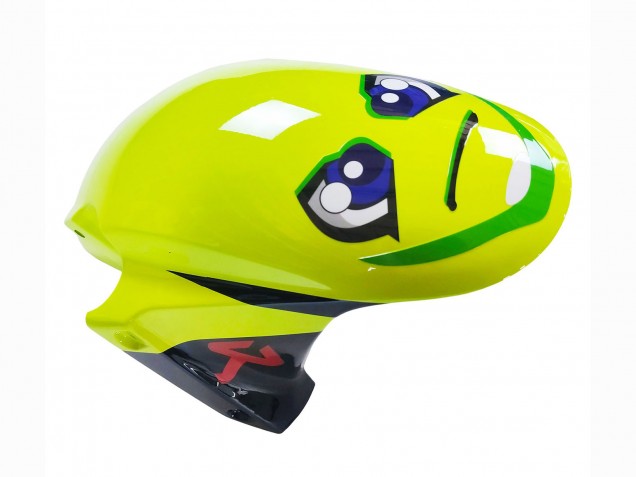 Erschwingliche Honda CBR600RR Motorrad Verkleidung 2003-2004 - Blau Neon Gelb Glanzendes Schwarz Hai