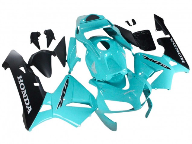 Erschwingliche Honda CBR600RR Motorrad Verkleidung 2003-2004 - Hellblau Schwarz