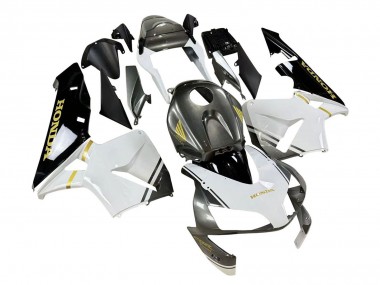 Erschwingliche Honda CBR600RR Motorrad Verkleidung 2003-2004 - Weiss Gelb Grau Schwarz