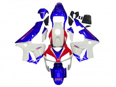 Erschwingliche Honda CBR600RR Motorrad Verkleidung 2003-2004 - Weiss Blau Rot HRC