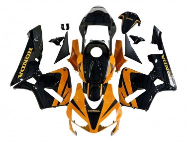 Erschwingliche Honda CBR600RR Motorrad Verkleidungen Kit 2003-2004 - Orange Weiss Rot Glanzendes Schwarz Repsol