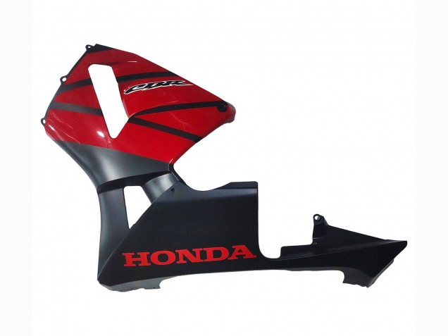 Erschwingliche Honda CBR600RR Motorrad Verkleidung 2003-2004 - Rot Glanzendes Schwarz Matt Schwarz