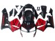 Erschwingliche Honda CBR600RR Motorrad Verkleidung 2003-2004 - Rot Glanzendes Schwarz Matt Schwarz