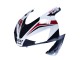 Erschwingliche Honda CBR600RR Motorrad Verkleidung 2003-2004 - Weiss Rot Glanzendes Schwarz Denso Rimont