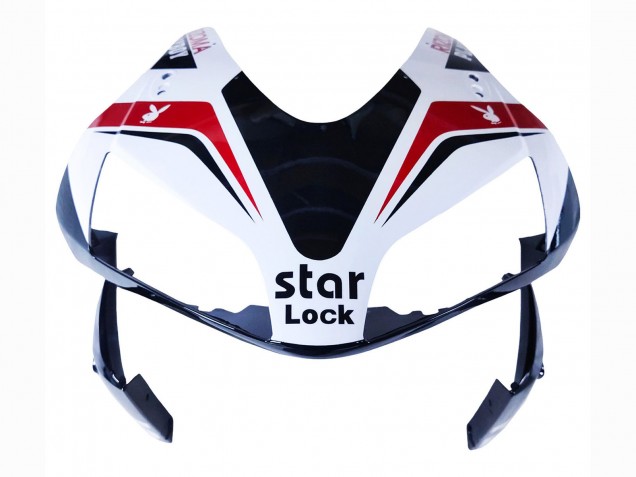 Erschwingliche Honda CBR600RR Motorrad Verkleidung 2003-2004 - Weiss Rot Glanzendes Schwarz Denso Rimont