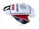 Erschwingliche Honda CBR600RR Motorrad Verkleidung 2003-2004 - Weiss Rot Glanzendes Schwarz Denso Rimont