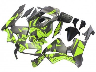 Erschwingliche Honda CBR600RR Motorrad Verkleidung 2003-2004 - Gelb Matt Schwarz