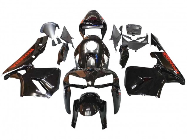Erschwingliche Honda CBR600RR Motorrad Verkleidung 2005-2006 - Glanzendes Schwarz