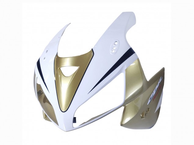 Erschwingliche Honda CBR600RR Motorrad Verkleidung 2005-2006 - Gold Weiss Schwarz