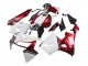 Erschwingliche Honda CBR600RR Motorrad Verkleidung Kit 2005-2006 - Rot Weiss Schwarz
