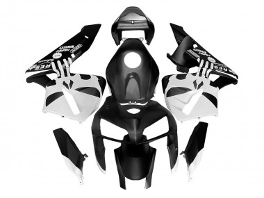 Erschwingliche Honda CBR600RR Motorrad Verkleidung 2005-2006 - Schwarz Weiss