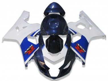 Erschwingliche Suzuki GSXR 600/750 Motorrad Verkleidung 2004-2005 - Weiss Blau Schwarz Rot