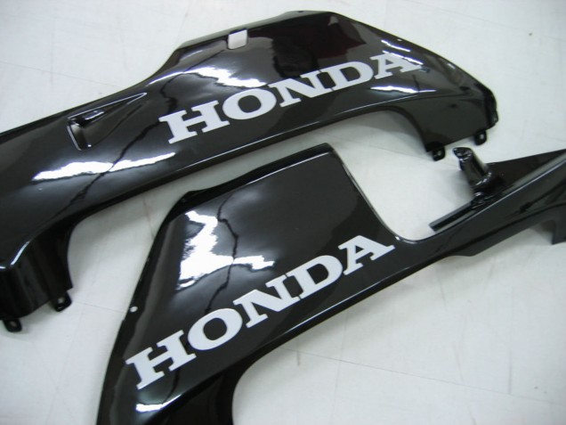 Erschwingliche Honda CBR600RR Motorrad Verkleidung 2005-2006 - Glanzendes Schwarz Grau Flamme