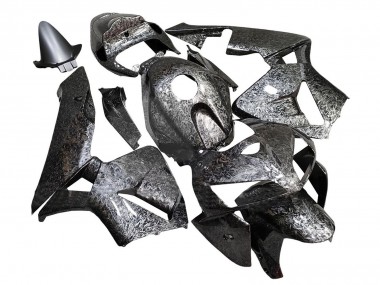 Erschwingliche Honda CBR600RR Motorrad Verkleidung 2005-2006 - Schwarz Geschmiedet Carbonfaser