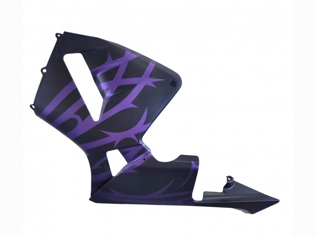 Erschwingliche Honda CBR600RR Motorrad Verkleidung 2005-2006 - Matt Schwarz Lila