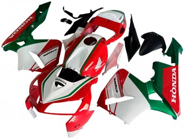Erschwingliche Honda CBR600RR Motorrad Verkleidung 2005-2006 - Rot Weiss Grun