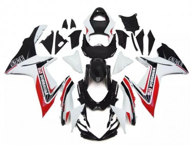 Erschwingliche Suzuki GSXR 600/750 Motorrad Verkleidung 2011-2024 - Weiss Rot Schwarz Alstare