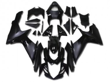 Erschwingliche Suzuki GSXR 600/750 Motorrad Verkleidung 2011-2024 - Glanzendes Schwarz Matt Schwarz