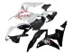 Erschwingliche Honda CBR600RR Motorrad Verkleidung 2007-2008 - Weiss Cherry Blossom Glanzendes Schwarz Geteiltes