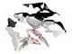 Erschwingliche Honda CBR600RR Motorrad Verkleidung 2007-2008 - Weiss Cherry Blossom Glanzendes Schwarz Geteiltes
