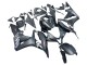 Erschwingliche Honda CBR600RR Motorrad Verkleidung 2007-2008 - Matt Schwarz Weiss Repsol